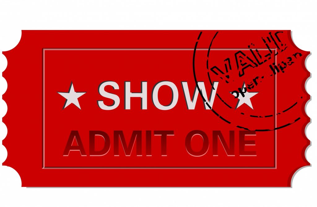 An old style ticket.